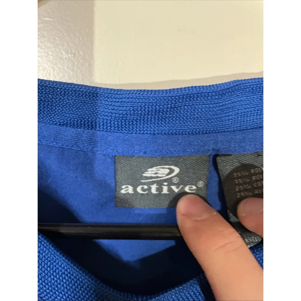 Men's Large Active University Of Kentucky Wildcats Blue Sweatshirt Polyester‎